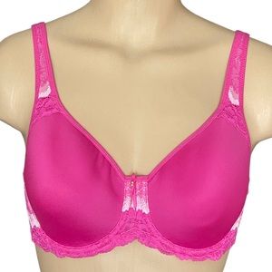 WACOAL Basic Benefits Spacer T-Shirt Bra Underwire Style #853290 Rose Violet 34D